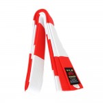 Cinturón Shureido rojo y blanco 6º, 7º, 8º DAN