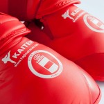 espinilleras karate kaiten roja azul karate klv sport