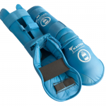 espinilleras karate kaiten roja azul karate klv sport