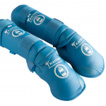 espinilleras karate kaiten roja azul karate klv sport
