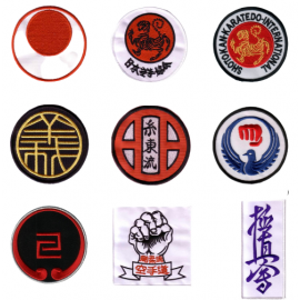 escudo club bordado karategi karate tenerife canarias islas