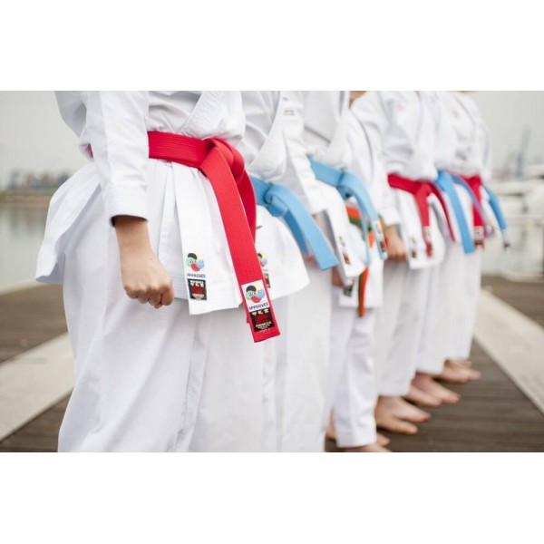cinturón competición tenerife canarias shureido wkf rojo azul kata karate klv sport