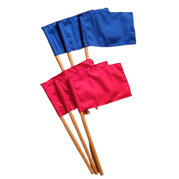 bandera arbitro arbitraje rojo azul karate canarias artes marciales